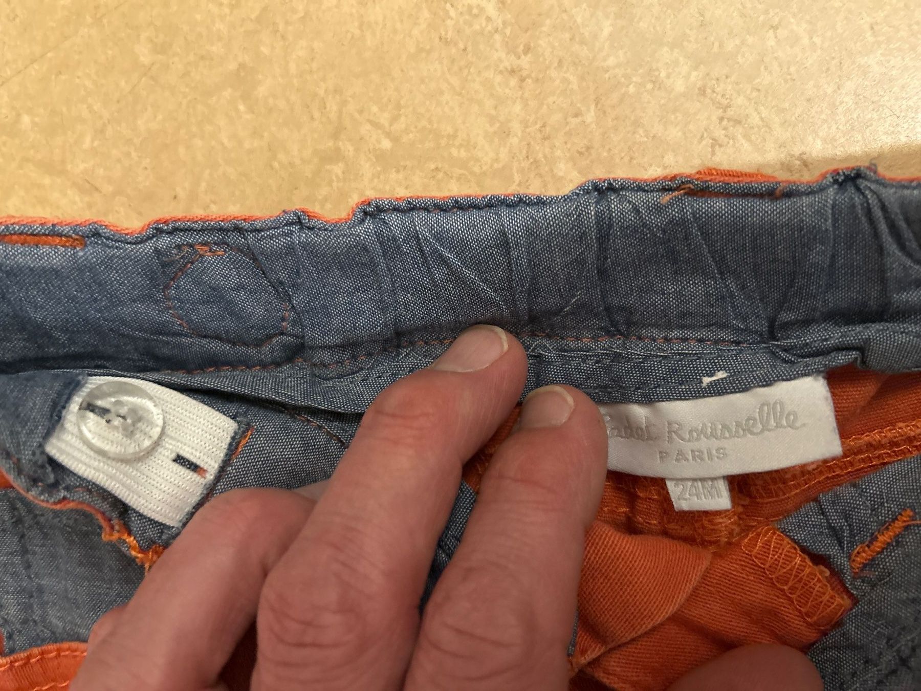 Pantaloni: Jeanshose orange, Grösse 24 Monate – Usato da Guntershausen venduto da Gloominati 2