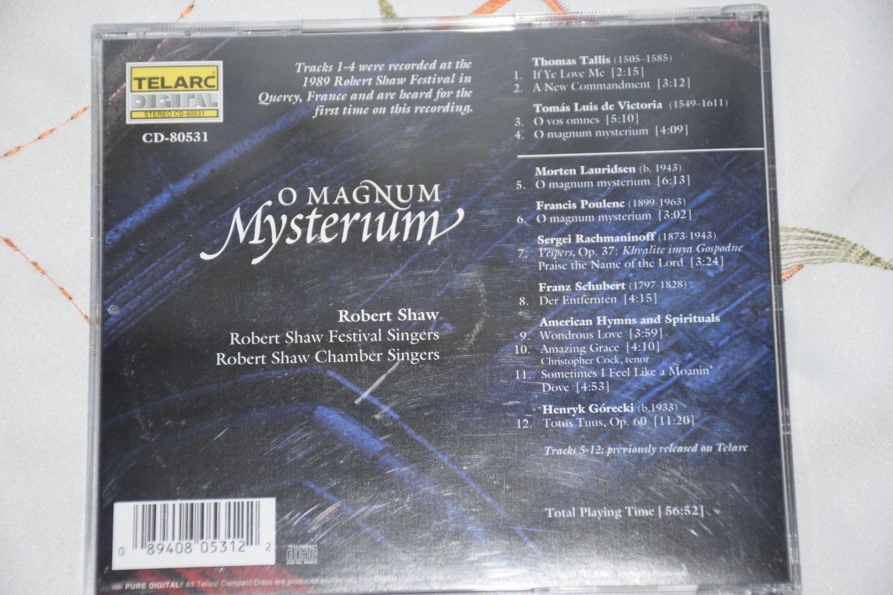 CDs: CD O Magnum Mysterium Robert Shaw – Gebraucht aus Wetzikon ZH von Wetzicardo25 3