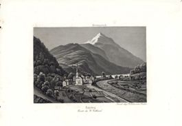 Amsteg Aquatinta von Dikenmann