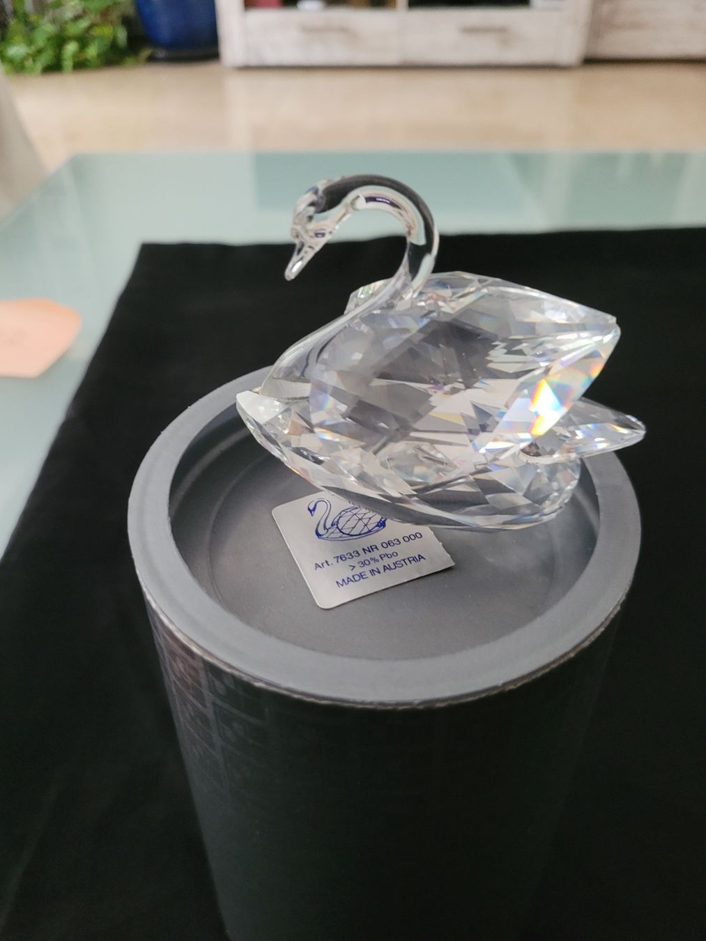 Swarovski Statuette: Swarovski Schwan gross Vintage 7633 / 063 – Usato da Wilen b. Wollerau venduto da Flitzi