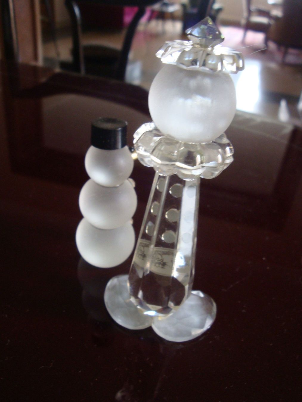 Figuren: 2 Glasfiguren, Clown und Schneemann – Gebraucht aus häusernmoos von buc_8ftk 2