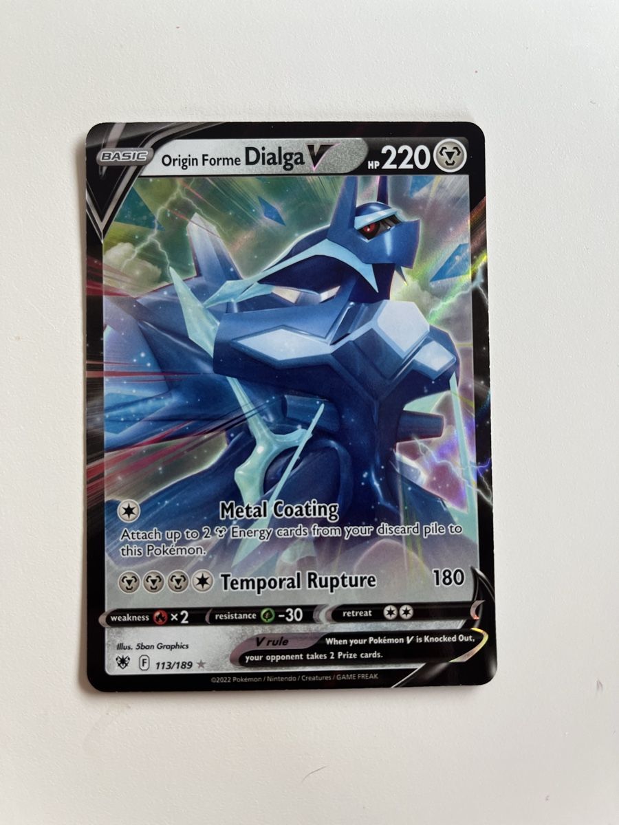 Pokémon Carte collezionabili: Diagla V Black Pokemon EN – Nuovo (secondo la descrizione) da Reichenbach i. K. venduto da del_c7lw