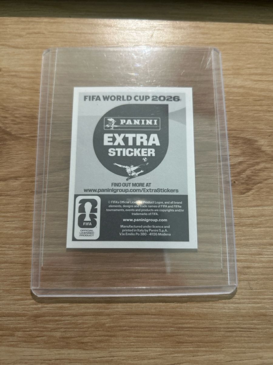 Panini Carte collezionabili: Panini 2026 Extra Sticker Luka Modrić Bronze – Nuovo (secondo la descrizione) da Opfikon venduto da Nerin 1