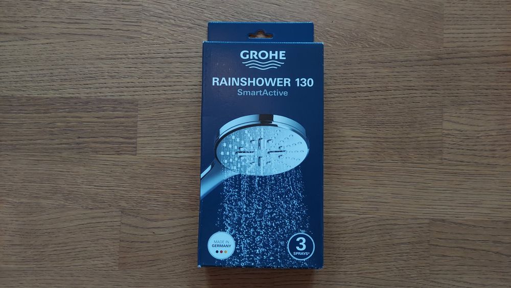 Grohe Rainshower 130 Smart Active Handbrause (3 Strahlarten) (Neu und ...