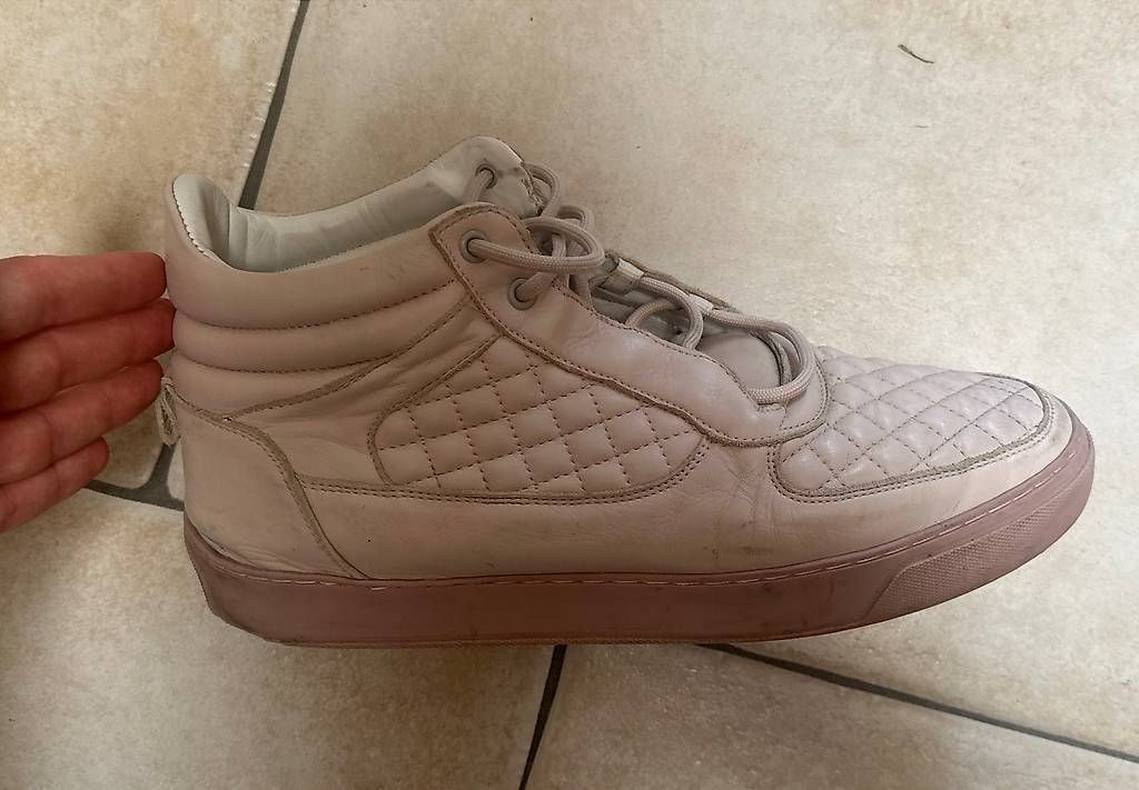 Scarpe da uomo: Leandro Lopes Quilted High-Top schuhe – Usato da Wallenwil venduto da Britishbulldog