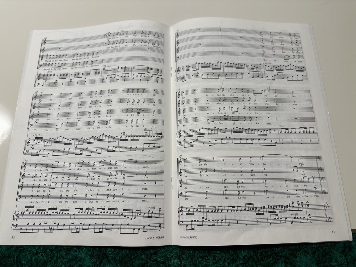 Bücher: Haydn Te Deum Partitur Carus 51.999/03 – Gebraucht aus Wald ZH von Martin79 3