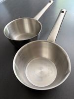 Lot de 2 casseroles Stronghold en inox avec graduation