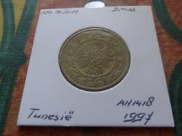 TUNISIE  100  Millim  1997