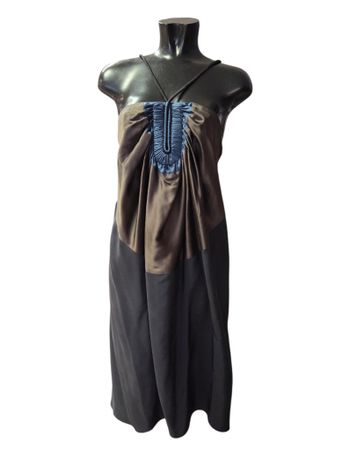 Lanvin Dress - Halter Neck - Brown & Black