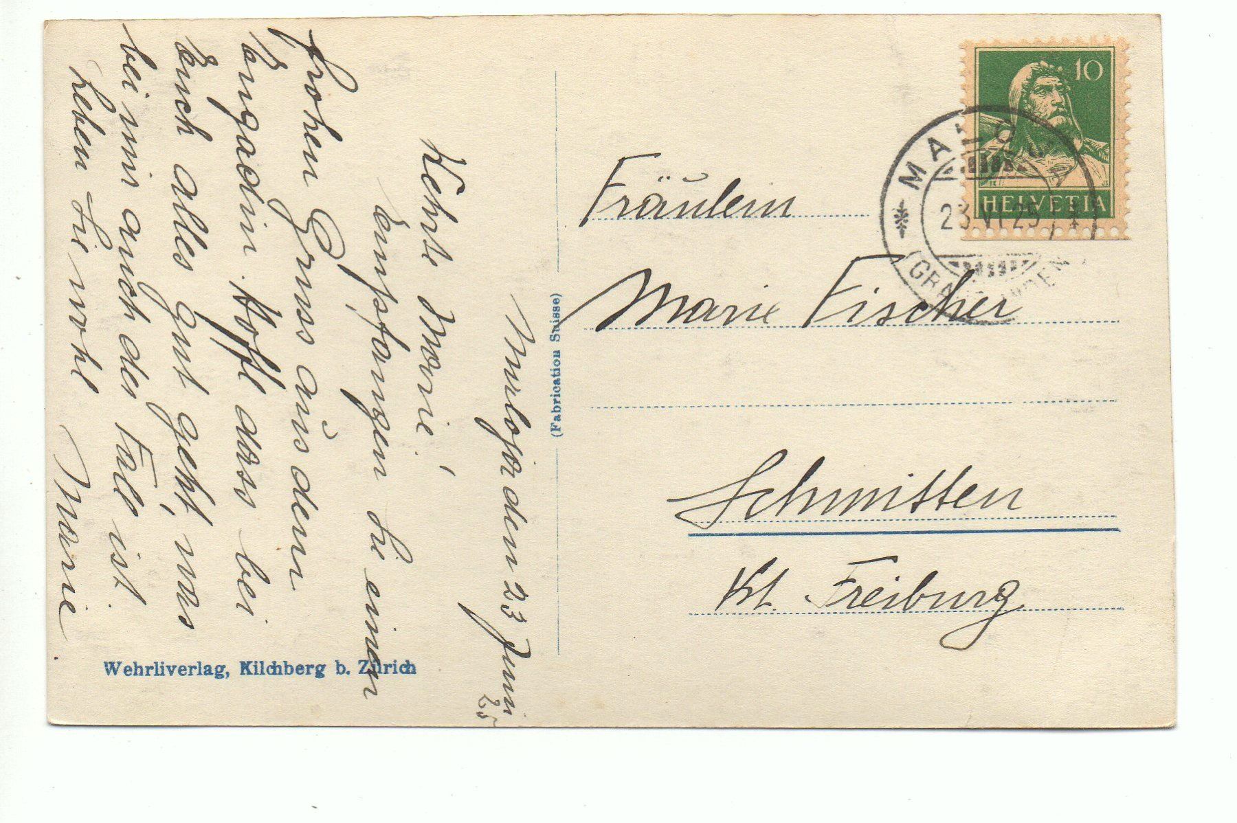 Cartoline postali: MALOJA – Usato da Jona venduto da philajona 1
