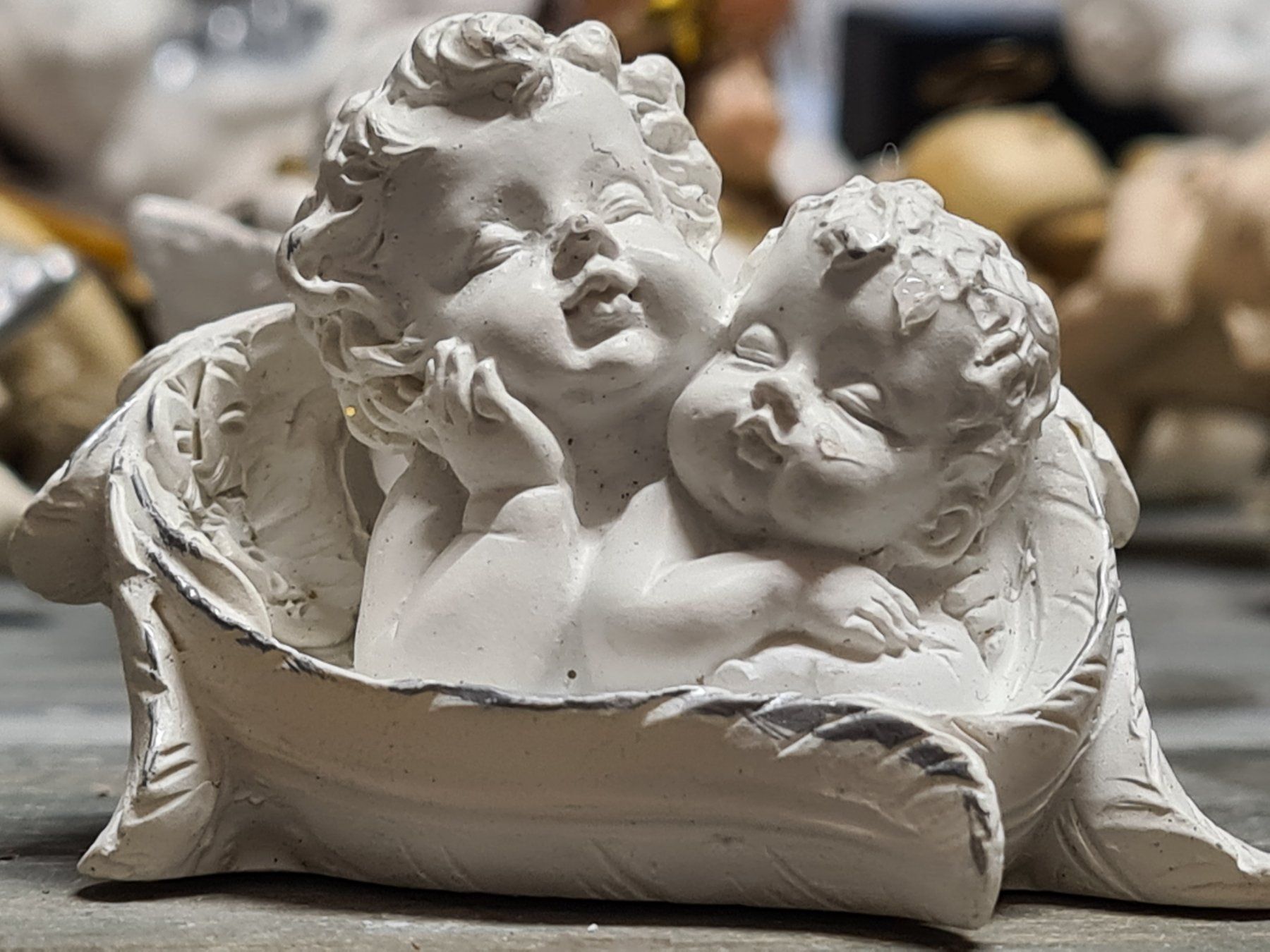 Statuette: Engelsfigur, ca. 6x4 cm – Usato da Amriswil venduto da kleindeko 2
