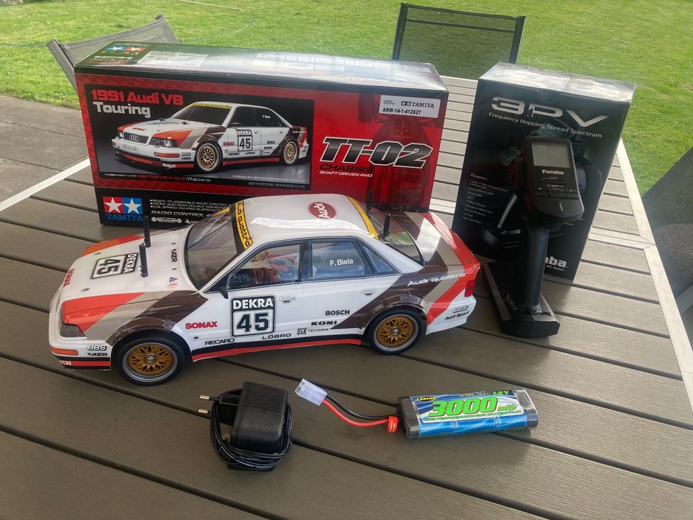 Tamiya RC 1/10 Audi V8 TT02 RTR (Neu (gemäss Beschreibung)) in Nesslau ...