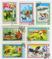 Mongolei  1975 Serie Jagd gest.  (4712)