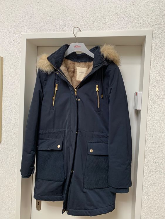 esprit winterjacke damen lang