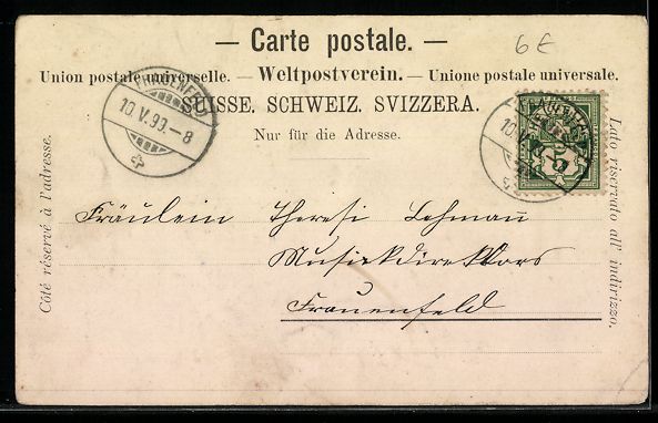 Cartoline postali: AK Frauenfeld, Postgebäude – Usato da Berlin venduto da bartko-reher 1