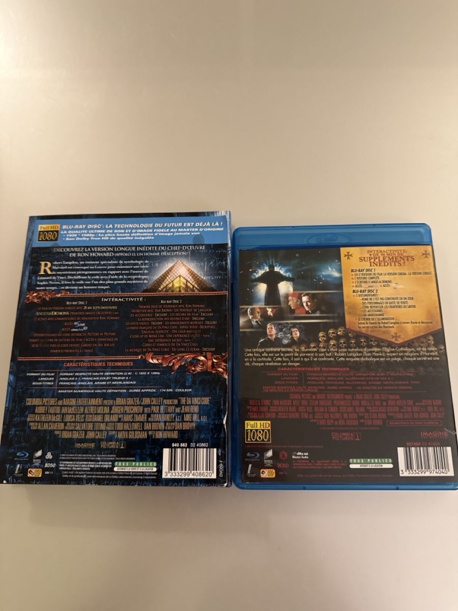 Tutti i DVDs: Da Vinci Code & Angels and Demons - Blu-ray Collection! – Usato da Zürich venduto da nad_s27g 1