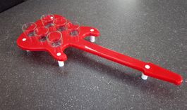 Vintage Schnaps/Shotgläser-Halter Gitarre von Rocket