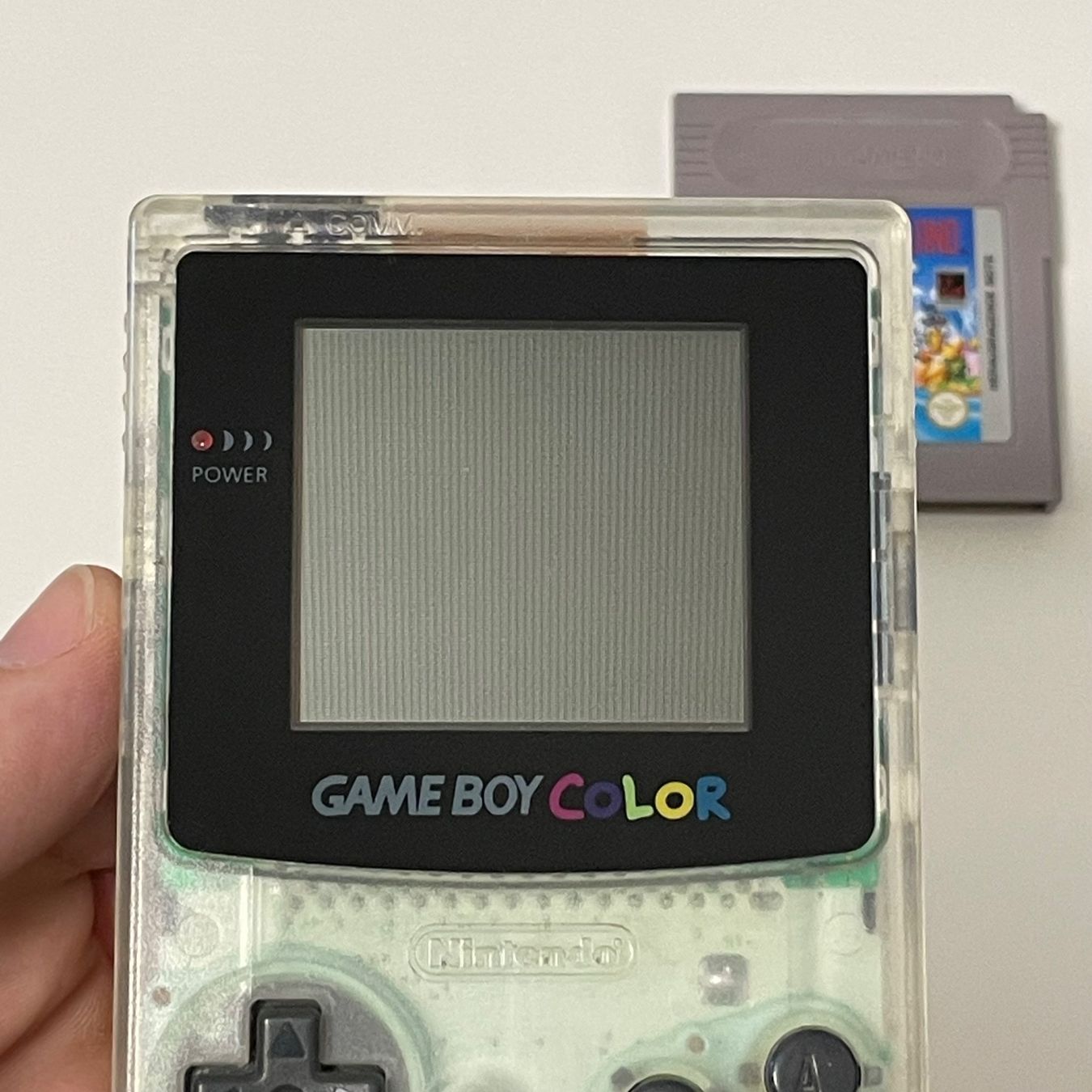 Nintendo Konsolen: Gameboy Color Transparent + Super Mario – Gebraucht aus Mollis von  2