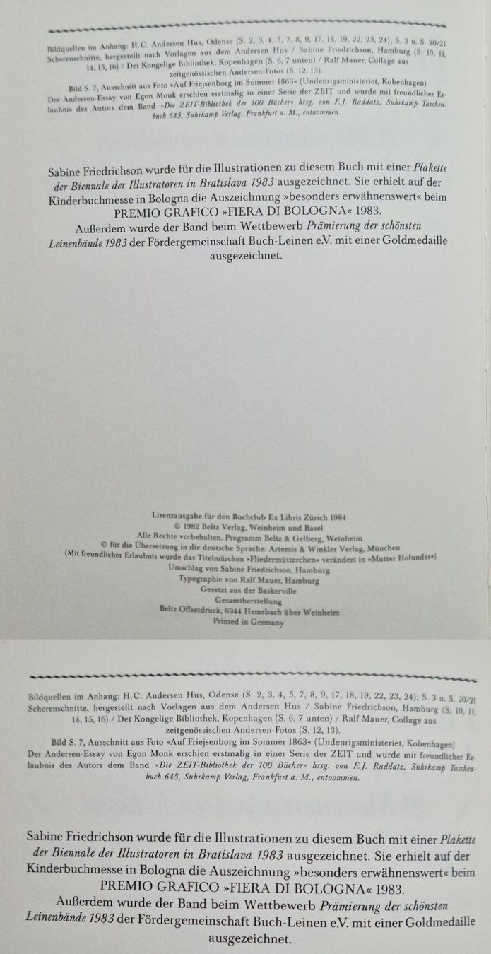 Libri: Mutter Holunder - 21 Märchen aus dem Teekessel H.C. Andersen – Usato da Zürich venduto da silver-team 4