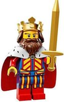 Lego minifigure série 13, le roi
