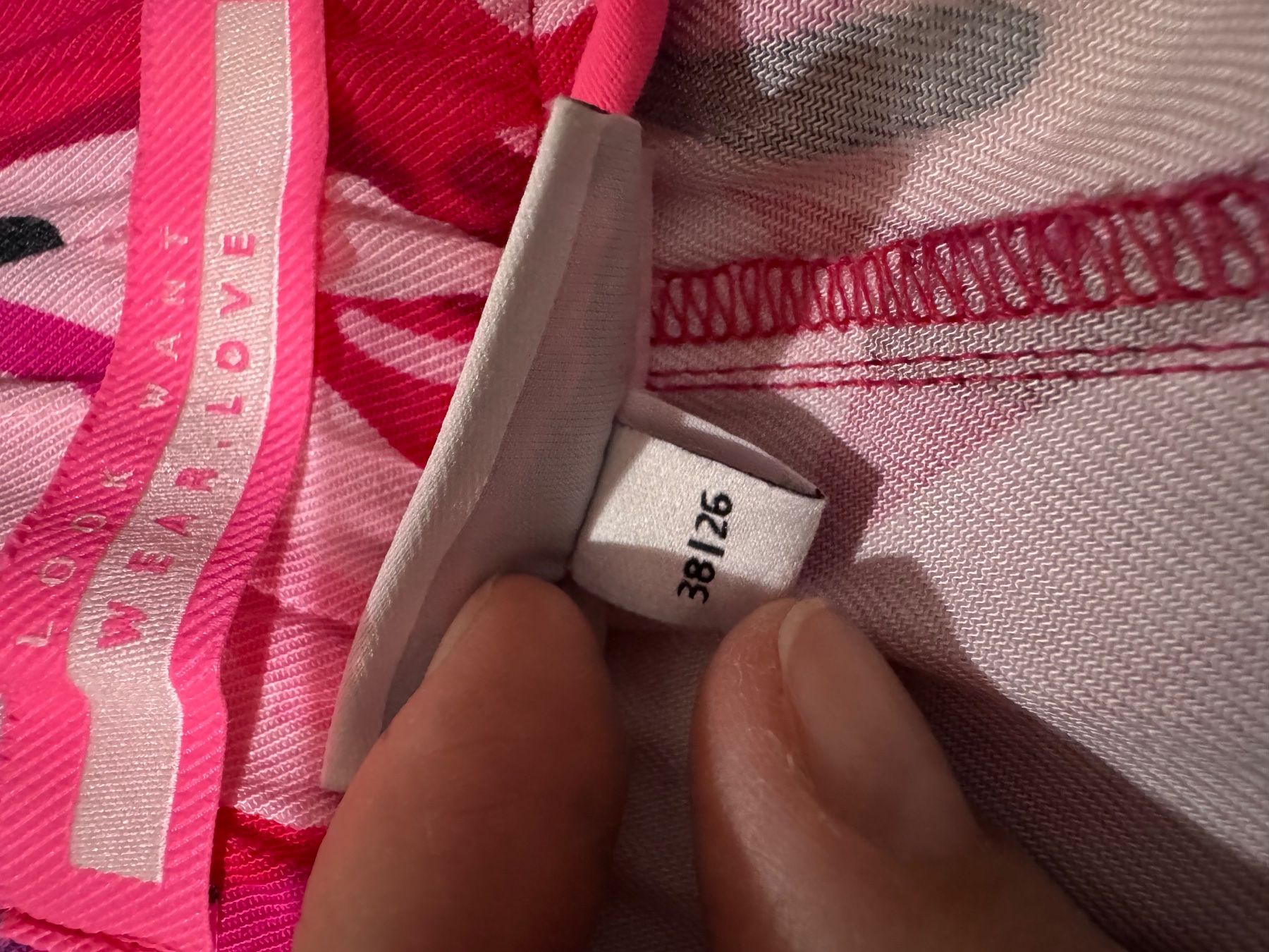 Pantaloni: Sommerliche Hose mit Blumenmuster, Grösse 38 – Usato da Eichberg venduto da OanaB 6