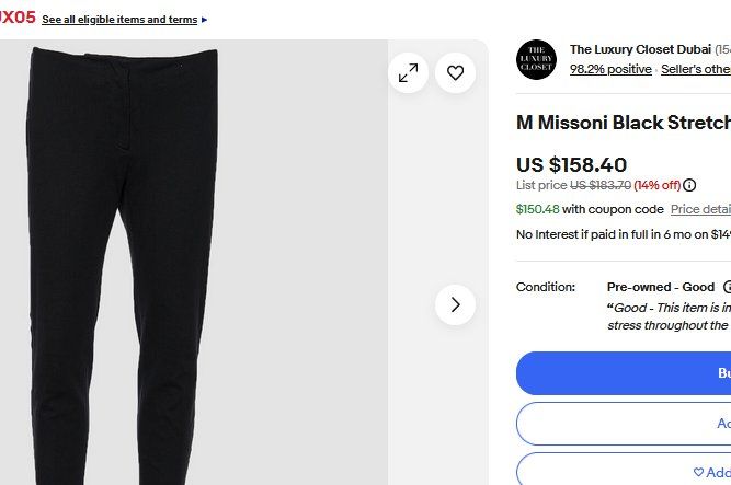 Missoni Leggings: Leggings Missoni .M – Usato da Collonges venduto da arashee 3