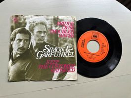 SIMON & GARFUNKEL ART PAUL tolle Single Bridge over troubled