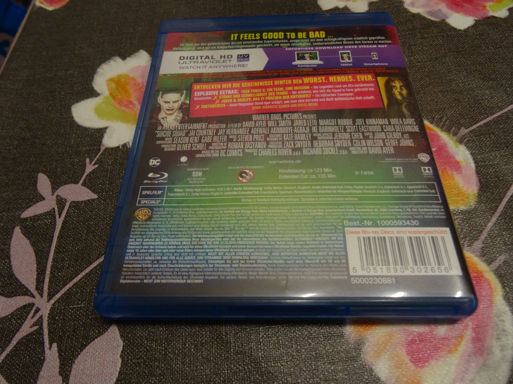 Tutti i DVDs: Suicide Squad - Extended Cut (BLU-RAY) – Usato da Olten venduto da Disc-Verkauf 2