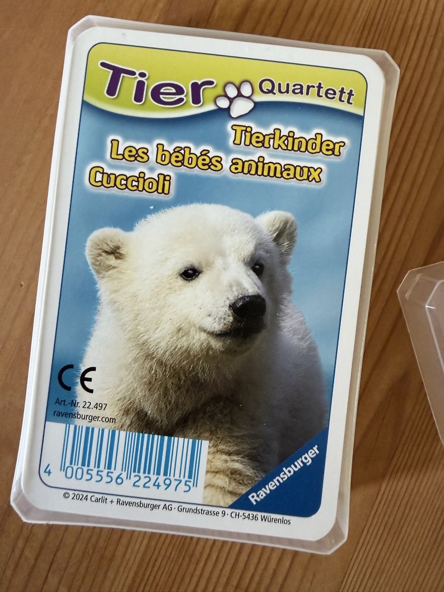 Giochi: Quartett Tierkinder Spiel – Usato da Schlieren venduto da Lanzer6