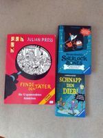 3 Rätselkrimis Bücher, Zustand wie neu, (Zürich 8006)