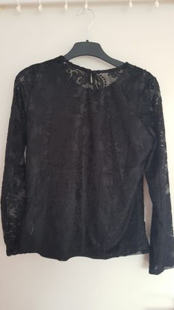 Chicorée Chemisier dentelle noir taille L