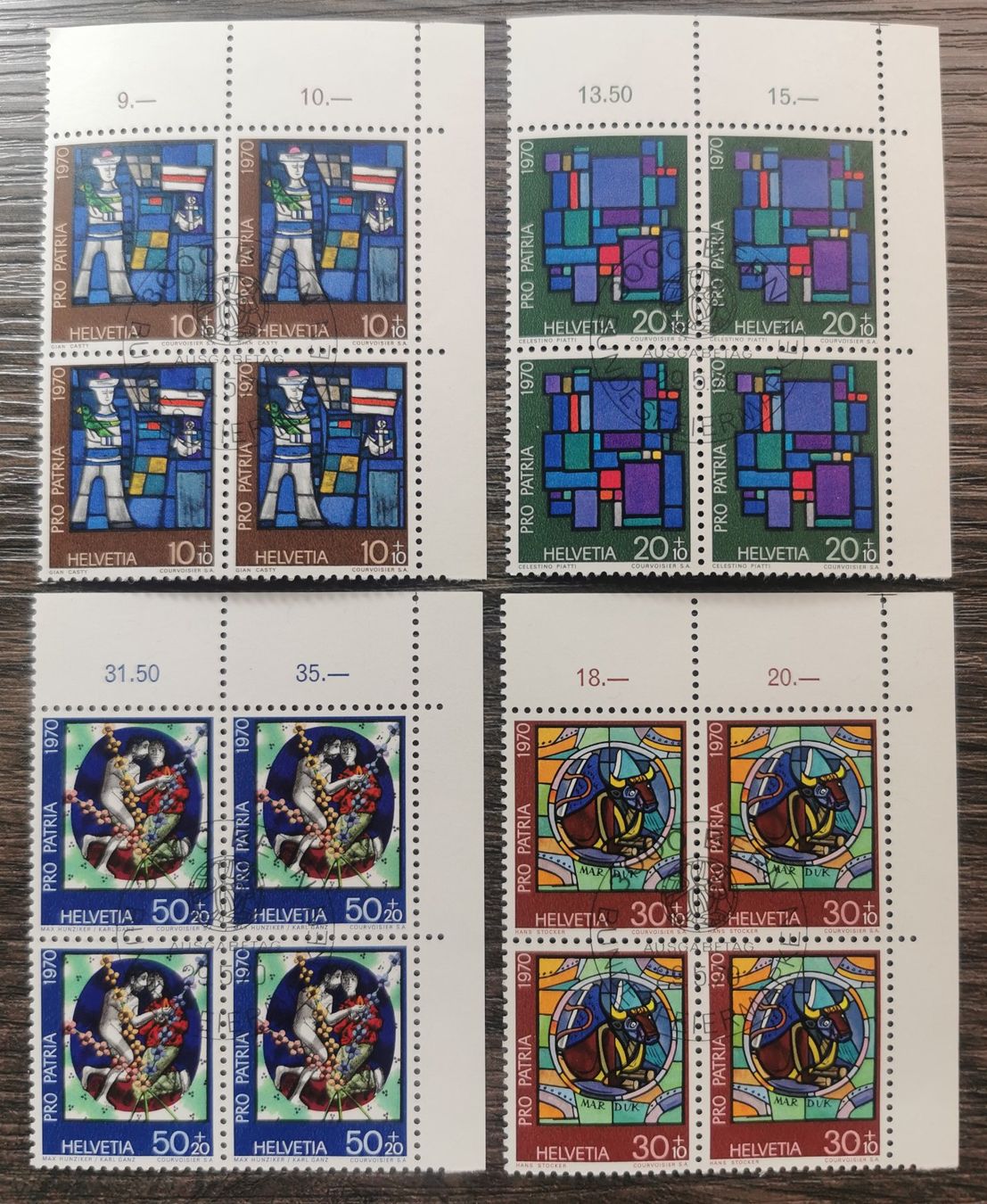Tutti i francobolli: TR05 Timbre Suisse 1970 – Usato da Cousset venduto da Patrick_Collections