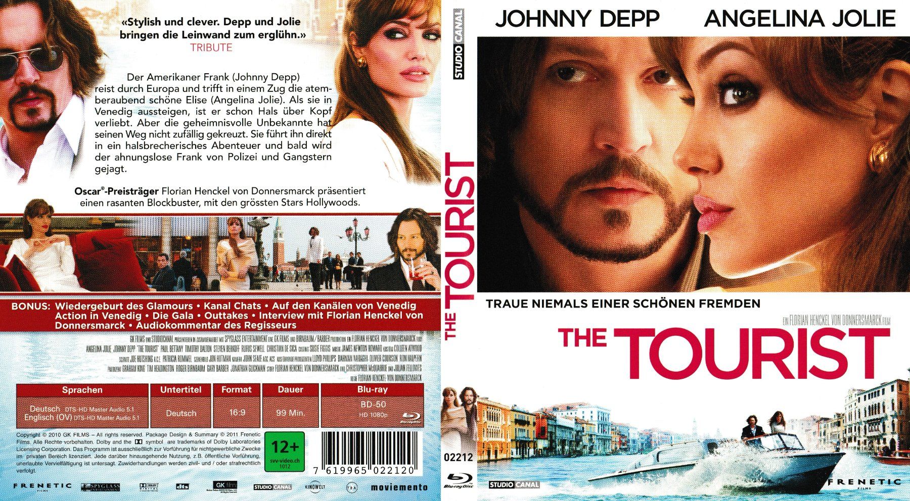 Tutti i DVDs: Blu-Ray - The Tourist – Usato da Langnau am Albis venduto da MediaRescuerKeLoX