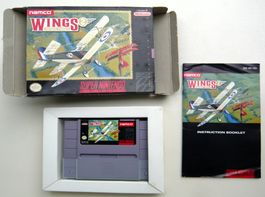 SNES:  Wings 2 Aces High, CIB, Bon état
