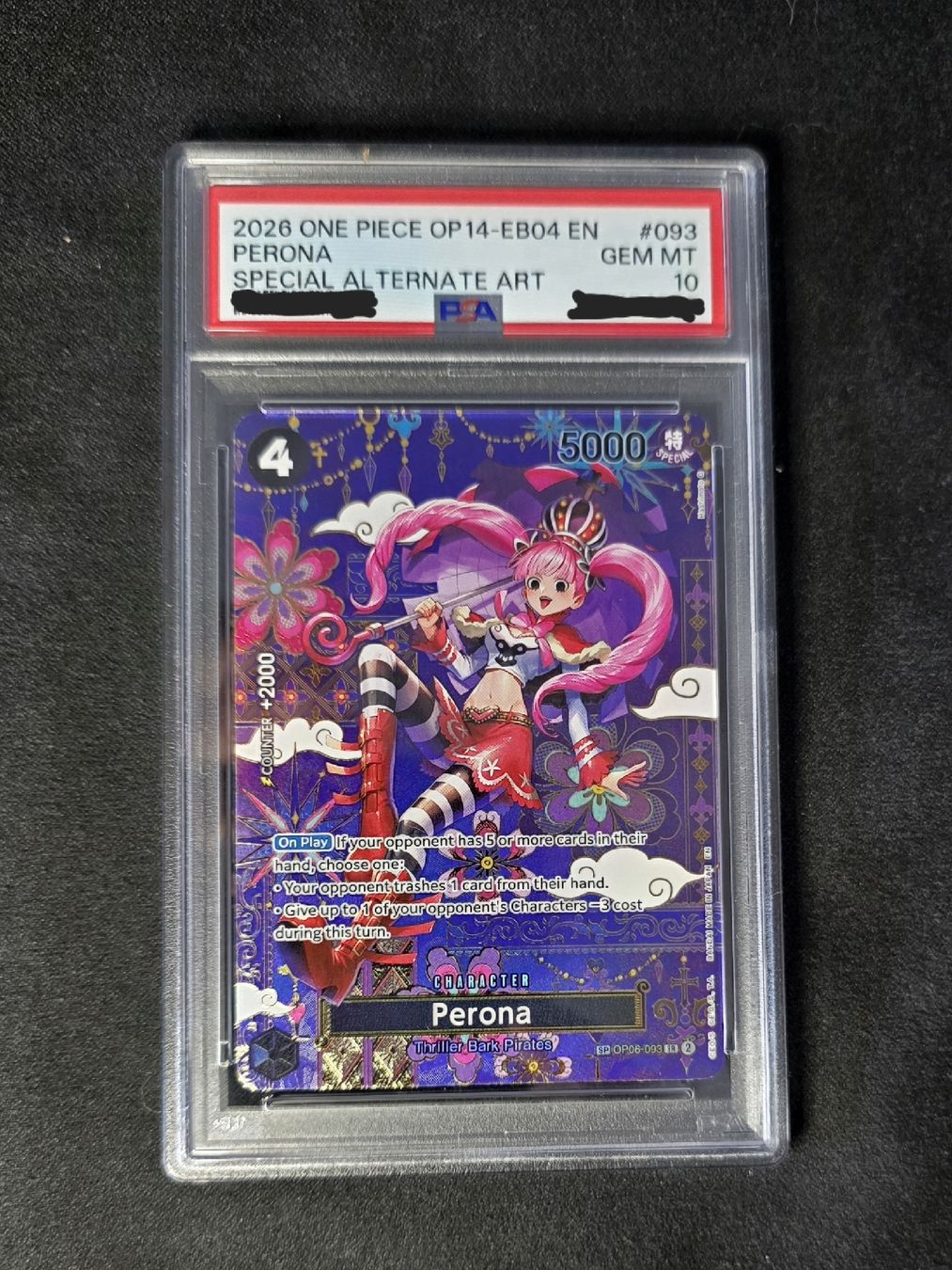 Bandai Carte collezionabili: One Piece OP06-093 PSA 10 – Nuovo (secondo la descrizione) da recherswil venduto da R_M_R