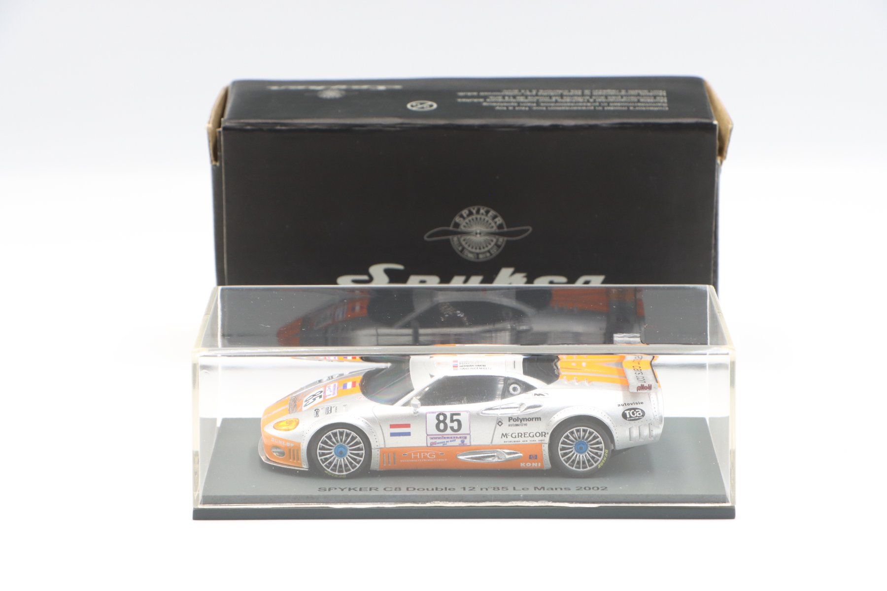 Modellini d'auto: Spyker C8 Double 12 Le Mans 2002 1:43 Spark – Nuovo e nell'imballaggio originale da Bühl b.Aarberg venduto da modelldiecast