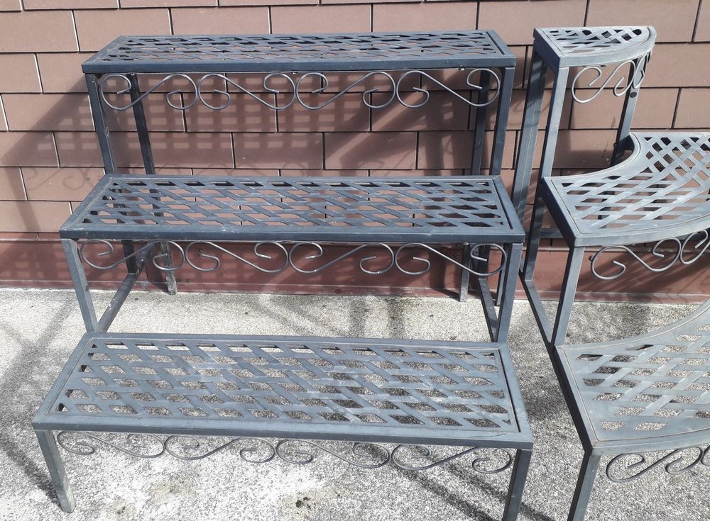 Pflanzentreppe * Blumentreppe * aus Metall für Garten/Balkon Kaufen