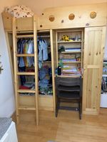 Hochbett Holz natur massgeschneidert aus Hong Kong