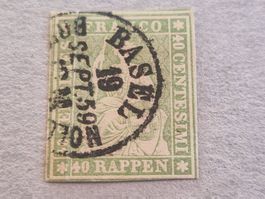 Strubel 26C, signiert, Quetschfalte?, ab 1.-