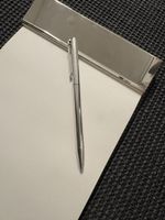 Tiffany & Co. 925 Silber Kugelschreiber und Notizblock