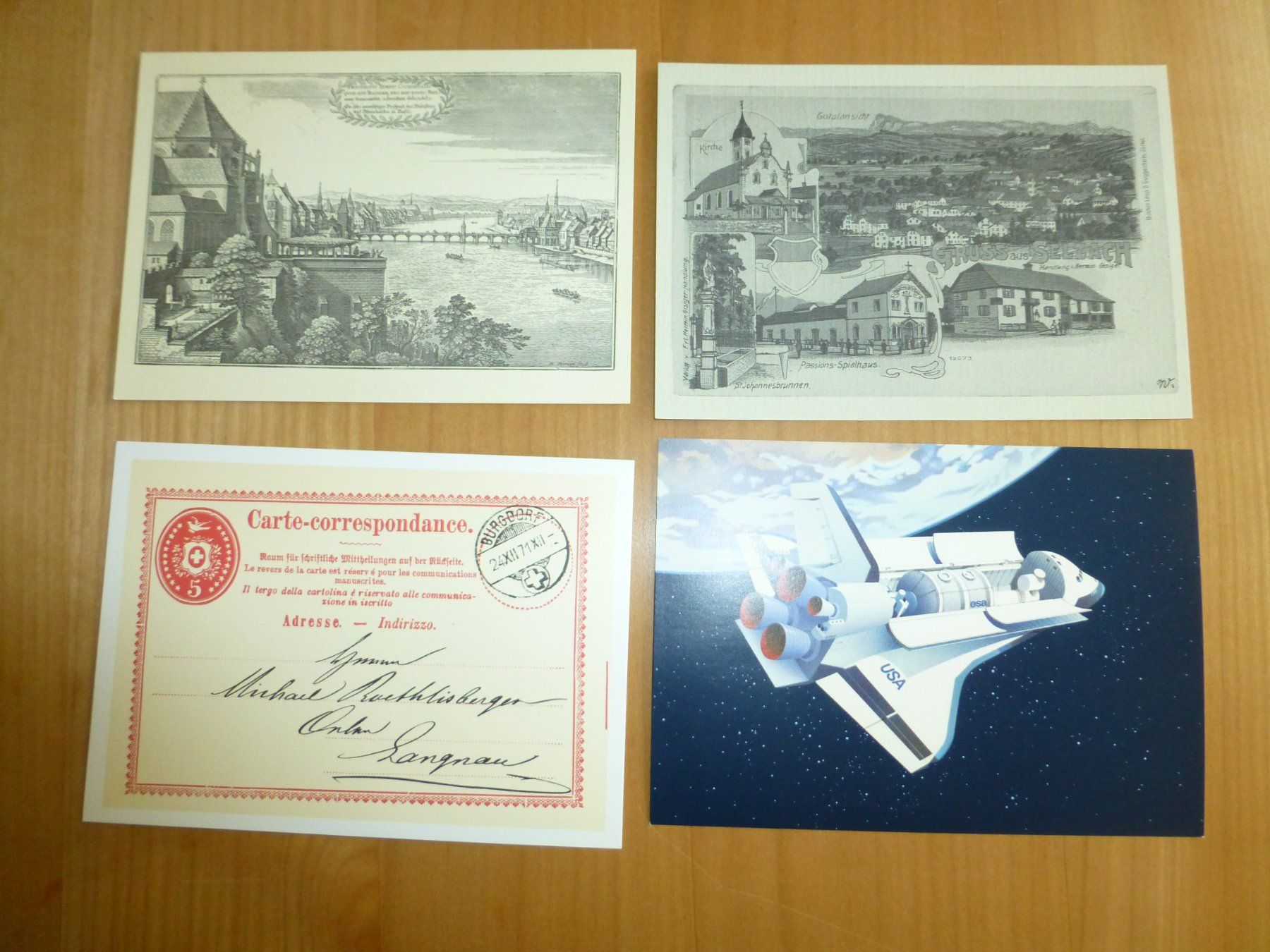Tutti i francobolli: 4 Bildpostkarte nicht gelaufen – Usato da Bettlach venduto da 1saurer
