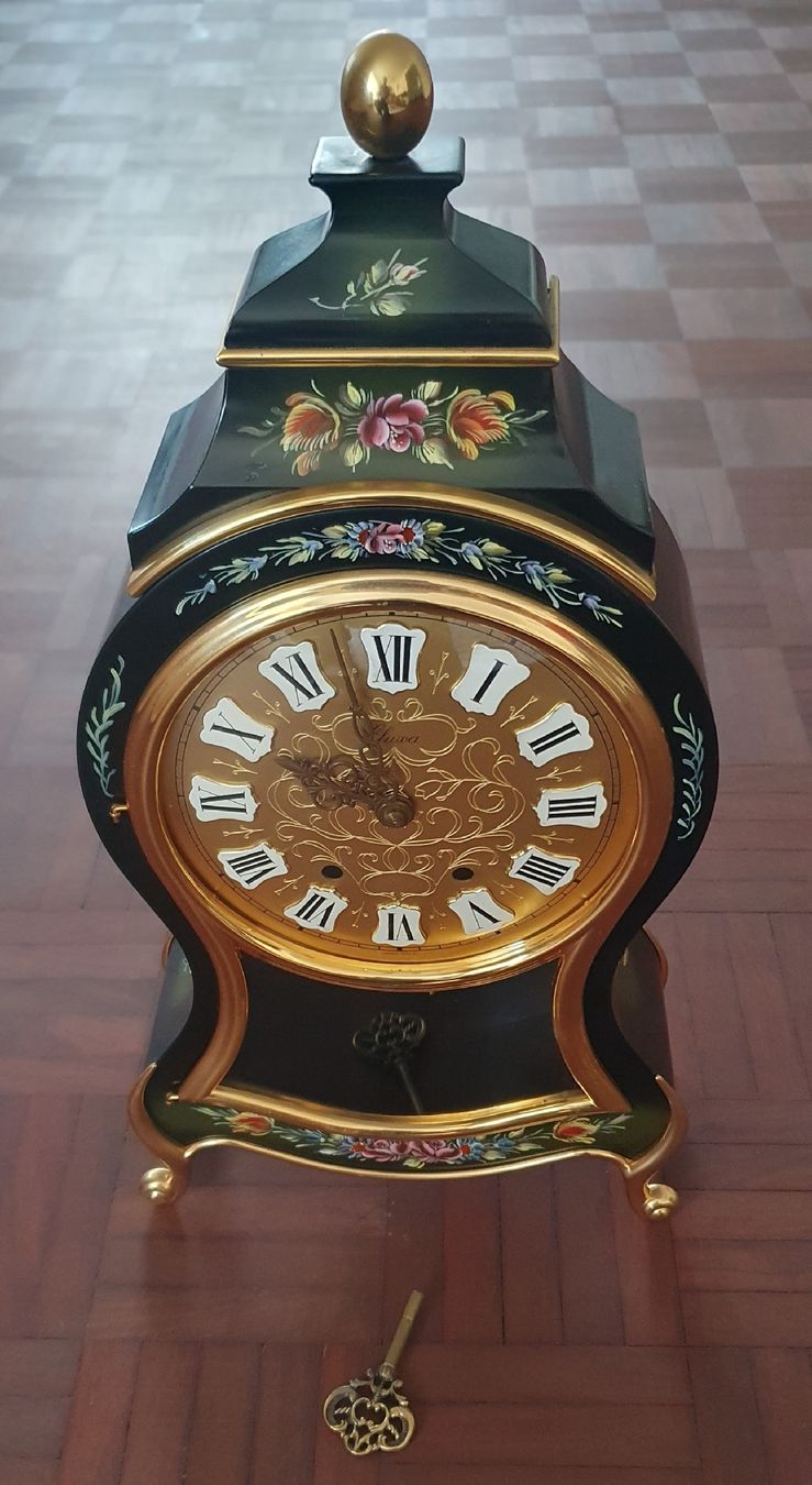 Eluxa Orologi da terra & Orologi da parete: Schöne Pendule Eluxa schwarz – Usato da Kreuzlingen venduto da Rschweiz1