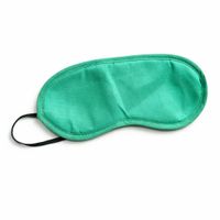 Schlafmaske Satin Grün – weich & bequem