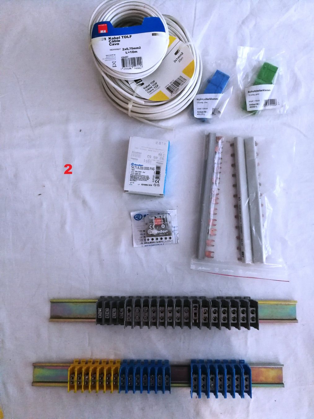 Stromzufuhr: Lot Elektromaterial – Neu (gemäss Beschreibung) aus Zürich von SciTec 1