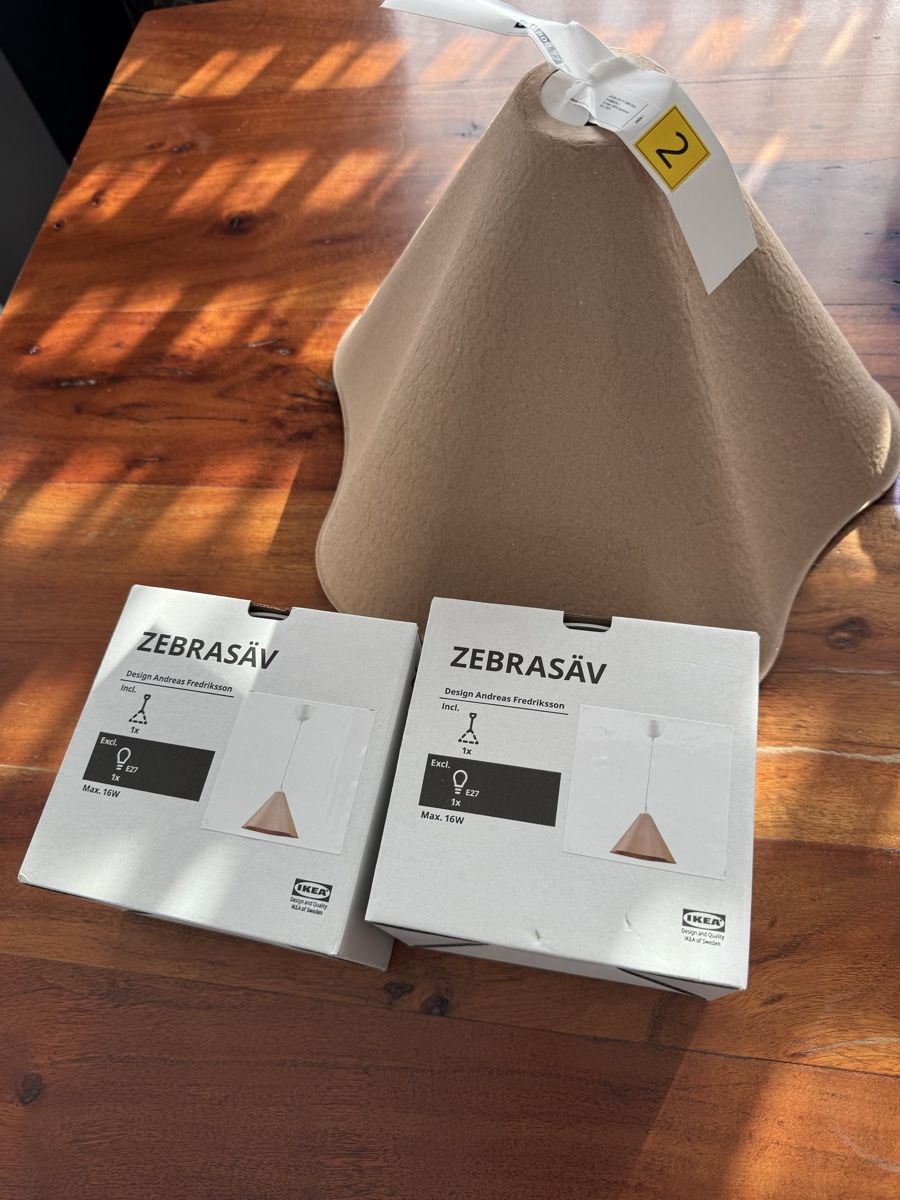 Ikea Lampadari & plafoniere: 2 IKEA  Pendelleuchte Beige, neu& OVP! – Nuovo e nell'imballaggio originale da Oftringen venduto da Makeq