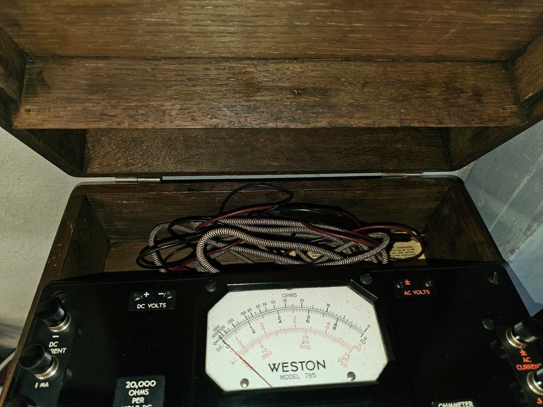 Misurare: Messgerät Vintage Weston Model 785 – Usato da Seedorf BE venduto da REWOLO 2
