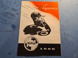 NORTON  MOTORCYCLE  1956  SWISS  PROSPECTUS