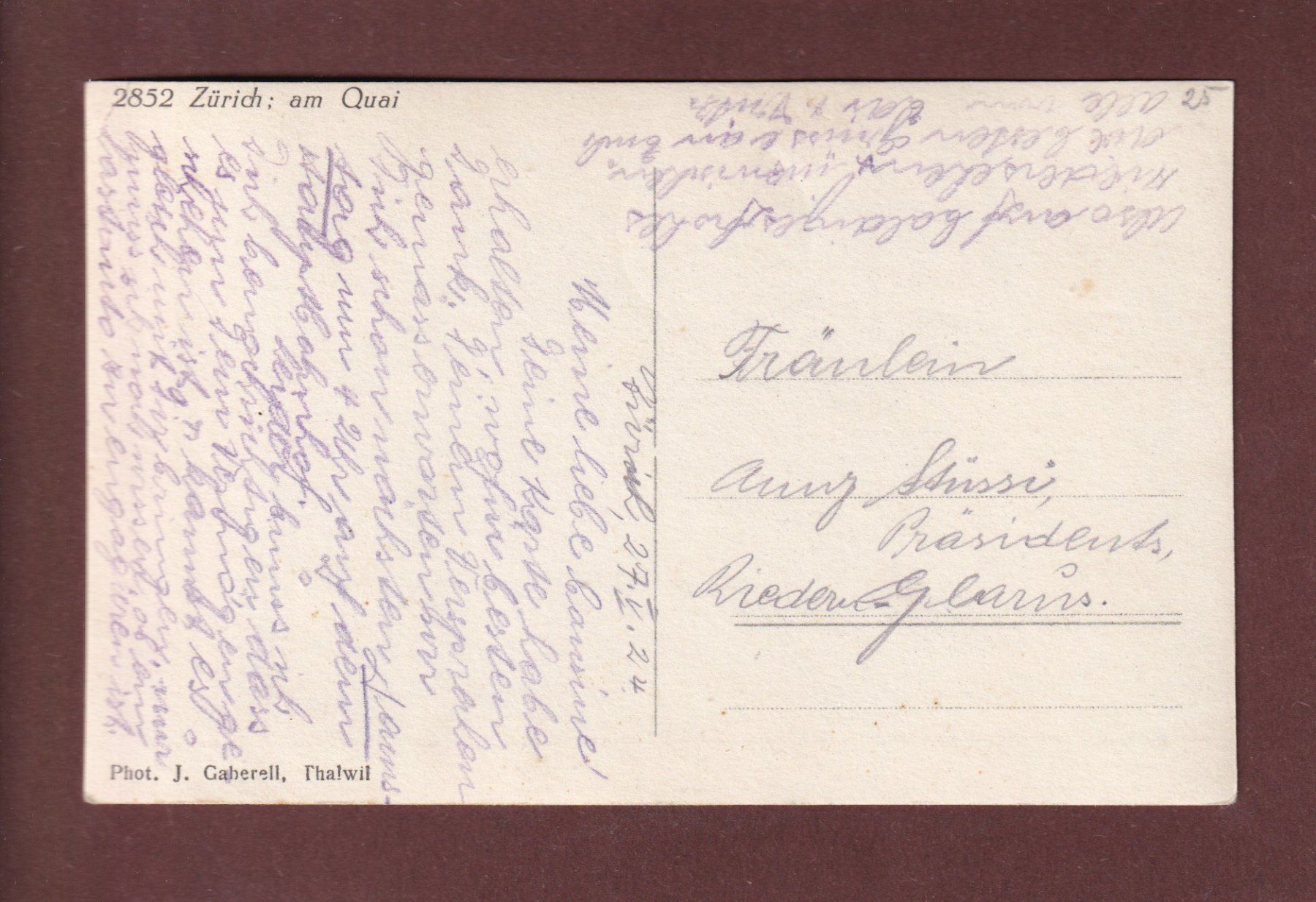 Cartoline postali: ZÜRICH - Am Quai – Usato da Pully venduto da nicecards-shop 1
