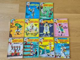 10x Vintage Lucky Luke Comics 1980er Jahre