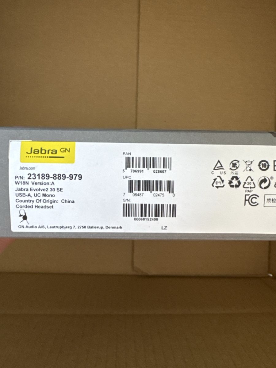 Jabra Casques audio: Jabra Evolve2 30 SE UC Mono headset neu – Neuf avec emballage d'origine à Berneck par Koenner.J 2